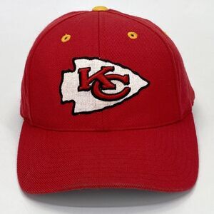 Kansas City Chiefs Logo Athletic Snapback Hat Embroidered Plain Logo